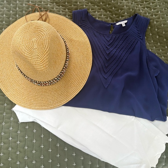 Naked Zebra Deep Blue Tank Top, Size Small - Picture 3 of 7